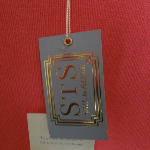 NWT Sail to Sable Hot Pink Wool & Cashmere Pullover Sweater - Picture 2 of 10